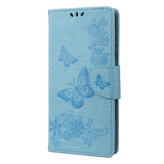 For Nothing Phone 1 Butterfly Embossed Horizontal Flip Leather Phone Case(Blue) - Nothing Cases by buy2fix | Online Shopping UK | buy2fix