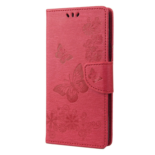 For Nothing Phone 1 Butterfly Embossed Horizontal Flip Leather Phone Case(Red) - Nothing Cases by buy2fix | Online Shopping UK | buy2fix