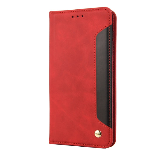For Nothing Phone 1 Skin Feel Splicing Leather Phone Case(Red) - Nothing Cases by buy2fix | Online Shopping UK | buy2fix