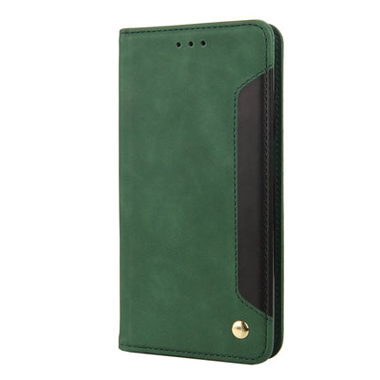 For Nothing Phone 1 Skin Feel Splicing Leather Phone Case(Green) - Nothing Cases by buy2fix | Online Shopping UK | buy2fix