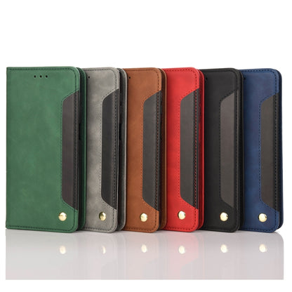 For Nothing Phone 1 Skin Feel Splicing Leather Phone Case(Red) - Nothing Cases by buy2fix | Online Shopping UK | buy2fix