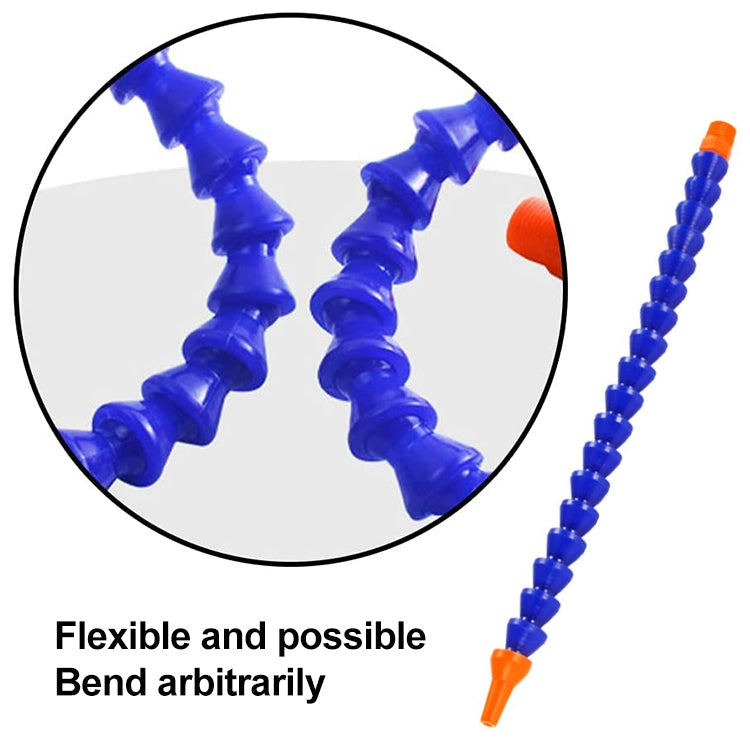 LAIZE 1/4 inch 30cm Adjustable Plastic Flexible Water Oil Cooling Hose With Switch - Interface Series by LAIZE | Online Shopping UK | buy2fix