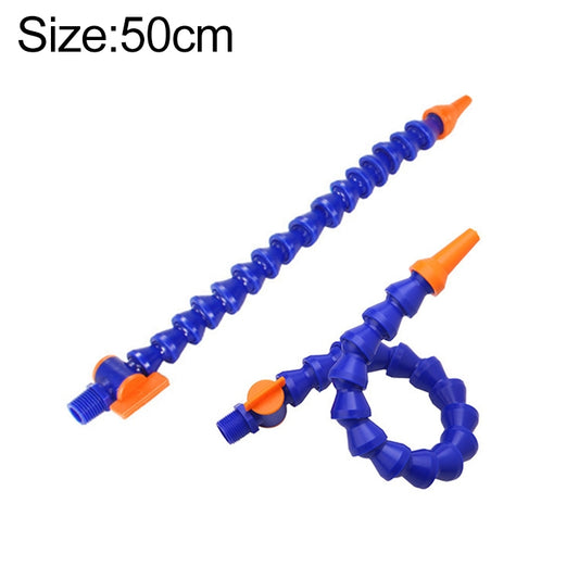 1/2 inch 50cm Adjustable Plastic Flexible Water Oil Cooling Hose With Switch - Interface Series by buy2fix | Online Shopping UK | buy2fix