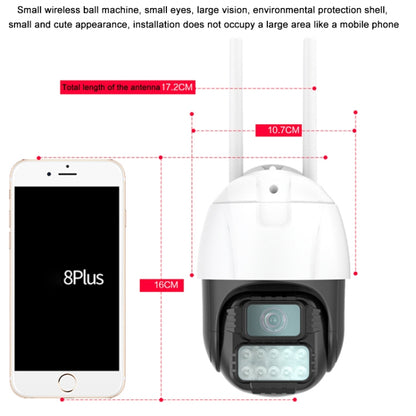 QX67 3MP Humanoid Recognition AI Alarm WiFi Dome IP Camera, EU Plug - Dome Camera by buy2fix | Online Shopping UK | buy2fix