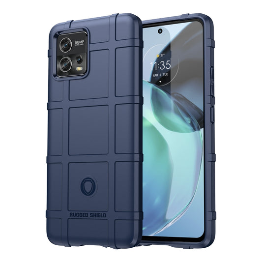 For Motorola Moto G72 Full Coverage Shockproof TPU Phone Case(Blue) - Motorola Cases by buy2fix | Online Shopping UK | buy2fix