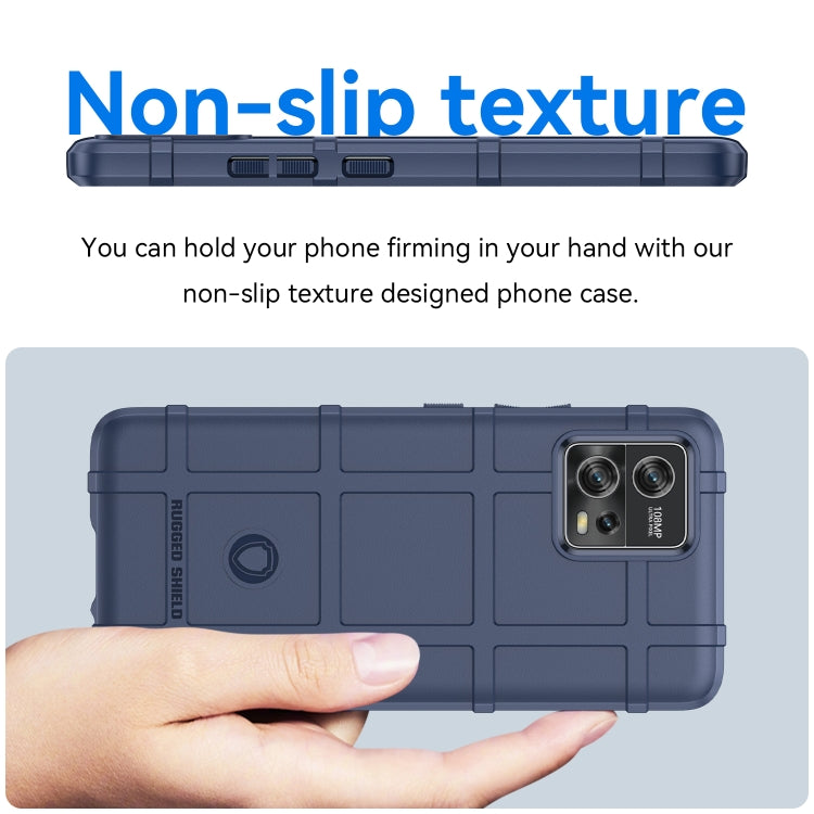 For Motorola Moto G72 Full Coverage Shockproof TPU Phone Case(Blue) - Motorola Cases by buy2fix | Online Shopping UK | buy2fix