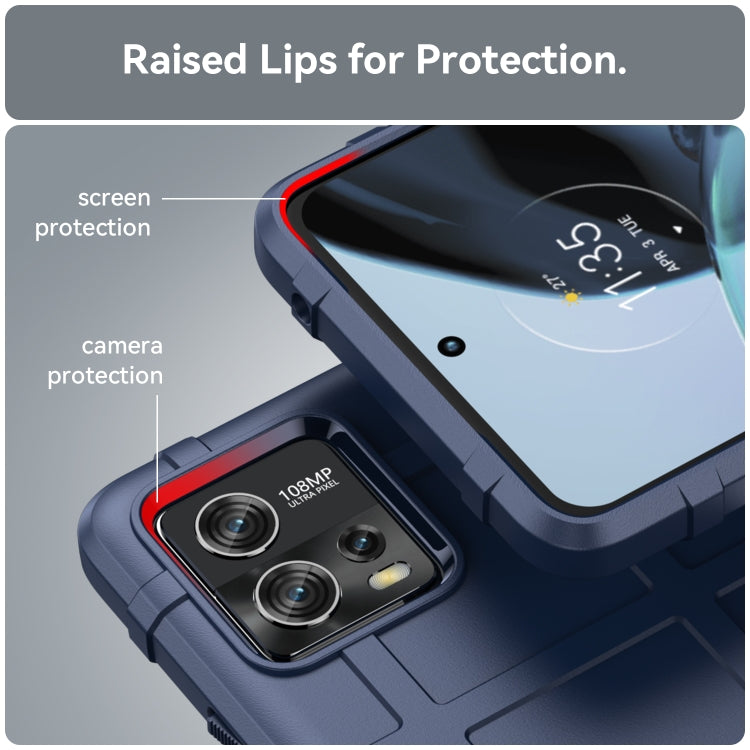 For Motorola Moto G72 Full Coverage Shockproof TPU Phone Case(Blue) - Motorola Cases by buy2fix | Online Shopping UK | buy2fix