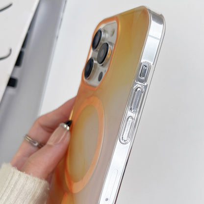 For iPhone 14 Watercolor Magsafe Phone Case(Yellow) by buy2fix