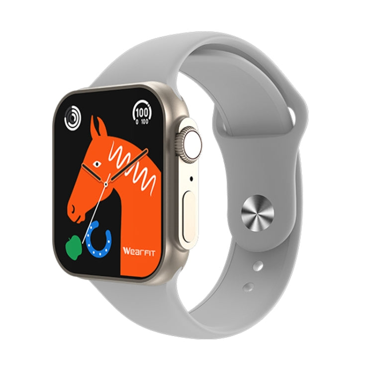 HW8 Ultra 2.02 inch TFT Screen Smart Watch, IP67 Waterproof Support Heart Rate & Blood Oxygen Monitoring / Multiple Sports Modes(Grey) by buy2fix