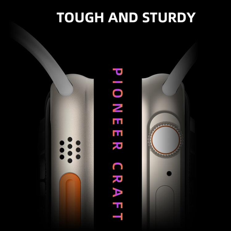 HW8 Ultra 2.02 inch TFT Screen Smart Watch, IP67 Waterproof Support Heart Rate & Blood Oxygen Monitoring / Multiple Sports Modes(Grey) by buy2fix