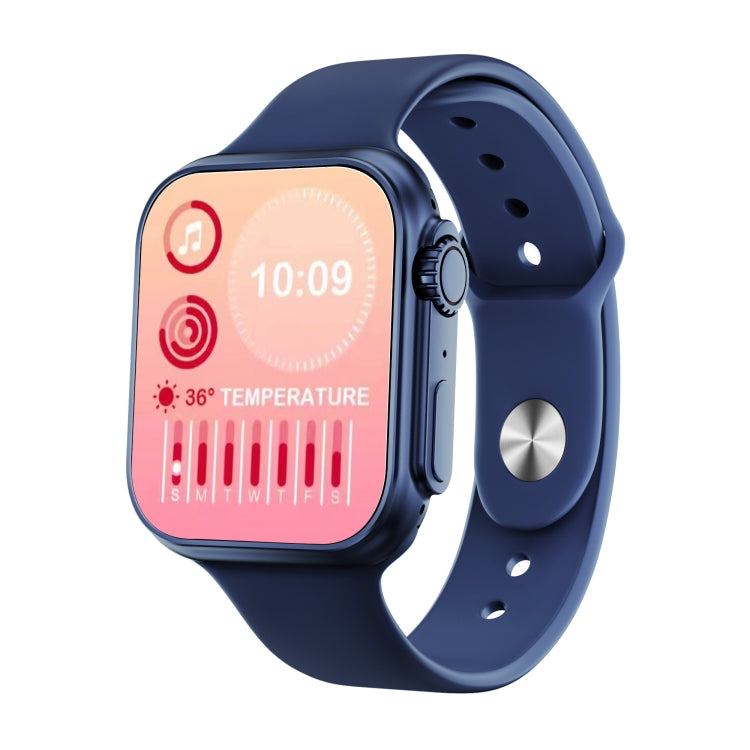 WS8 Pro 2.0 inch IPS Full Touch Screen Smart Watch, IP67 Waterproof Support Heart Rate & Blood Oxygen Monitoring / Sports Modes(Blue) by buy2fix