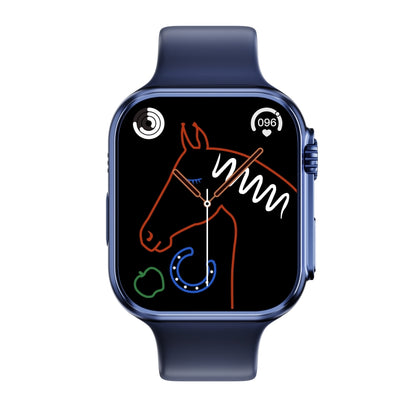 WS8 Pro 2.0 inch IPS Full Touch Screen Smart Watch, IP67 Waterproof Support Heart Rate & Blood Oxygen Monitoring / Sports Modes(Blue) by buy2fix