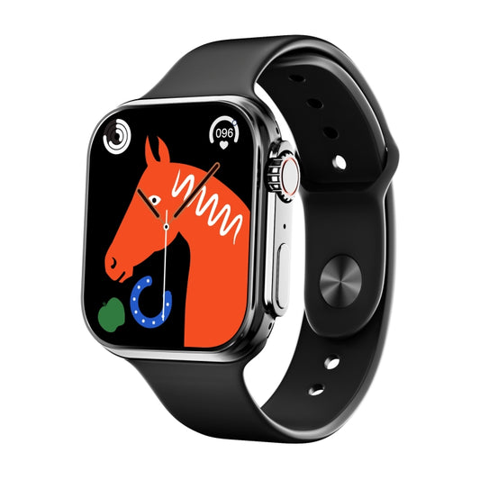 WS8 Plus 2.0 inch IPS Full Touch Screen Smart Watch, IP68 Waterproof Support Heart Rate & Blood Oxygen Monitoring / Sports Modes(Brilliant Black) by buy2fix