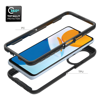 For Honor X7 Starry Sky Solid Color Shockproof TPU Clear PC Phone Case(Sky Blue) - Honor Cases by buy2fix | Online Shopping UK | buy2fix