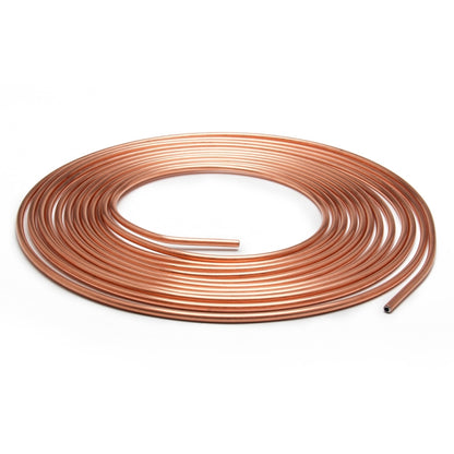 Car 25ft Zinc Plated Brass Brake Tube with Fittings - Brake System by buy2fix | Online Shopping UK | buy2fix