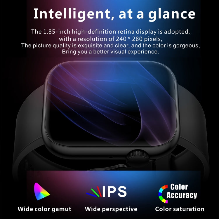 QX7 1.85 inch TFT Screen Smart Watch, Support Bluetooth Call / Hearth Monitoring / 100+ Sports Modes(Pink Gold) by buy2fix