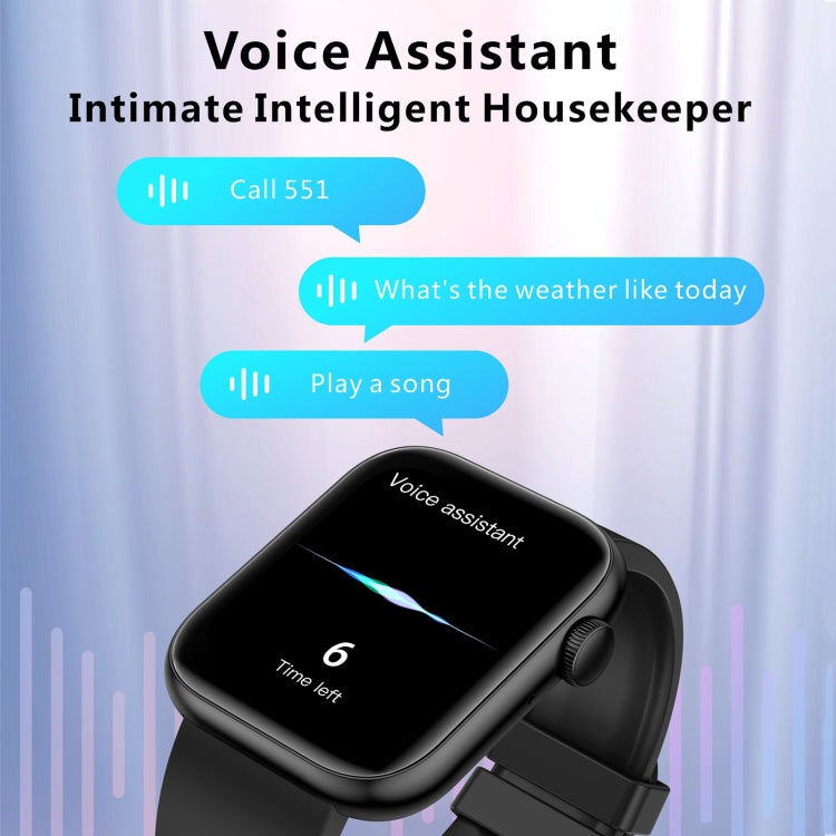 QX7 1.85 inch TFT Screen Smart Watch, Support Bluetooth Call / Hearth Monitoring / 100+ Sports Modes(Pink Gold) by buy2fix