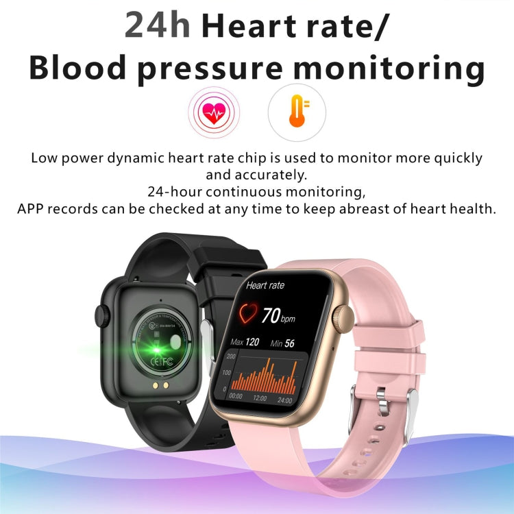 QX7 1.85 inch TFT Screen Smart Watch, Support Bluetooth Call / Hearth Monitoring / 100+ Sports Modes(Pink Gold) by buy2fix