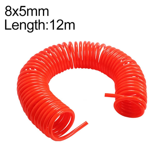 LAIZE Compressor Air Flexible PU Spring Tube without Connector, Specification:8x5mm, 12m - PU Air Pipe by LAIZE | Online Shopping UK | buy2fix