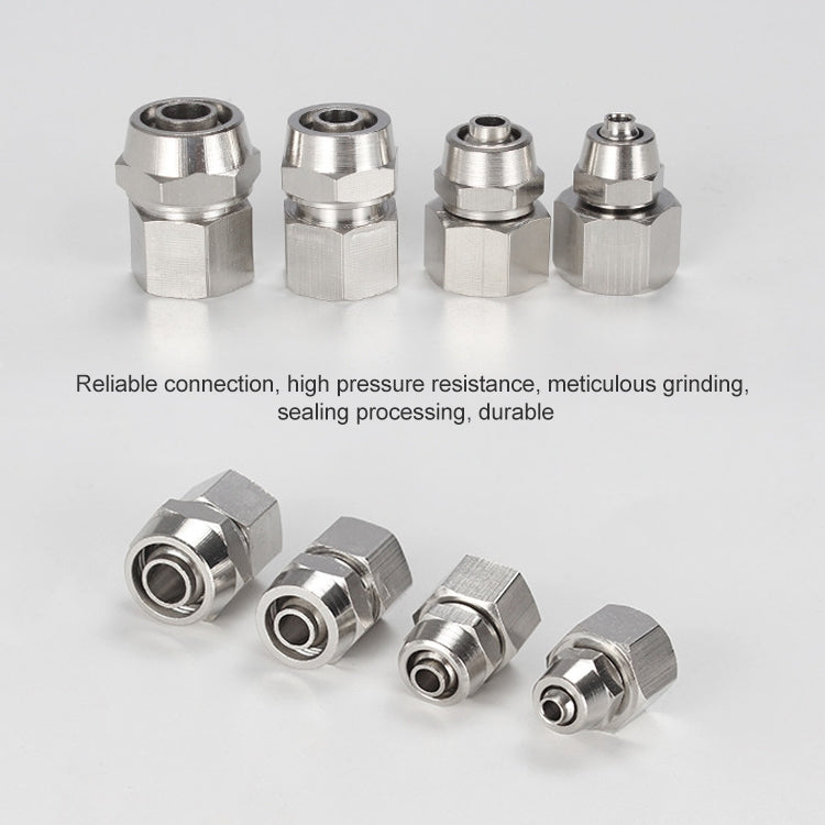 PCF6-02 LAIZE Copper Pneumatic Quick Fitting Connector - Interface Series by LAIZE | Online Shopping UK | buy2fix