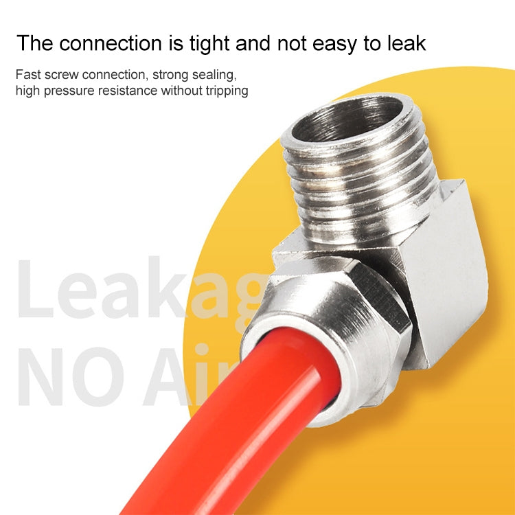 PL6-01 LAIZE Nickel Plated Copper Trachea Quick Fitting Lock Female Connector - Interface Series by LAIZE | Online Shopping UK | buy2fix