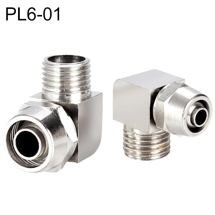 PL6-01 LAIZE Nickel Plated Copper Trachea Quick Fitting Lock Female Connector - Interface Series by LAIZE | Online Shopping UK | buy2fix