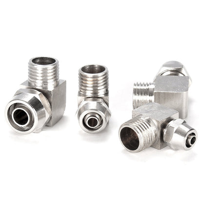 PL8-03 LAIZE Nickel Plated Copper Trachea Quick Fitting Lock Female Connector by buy2fix