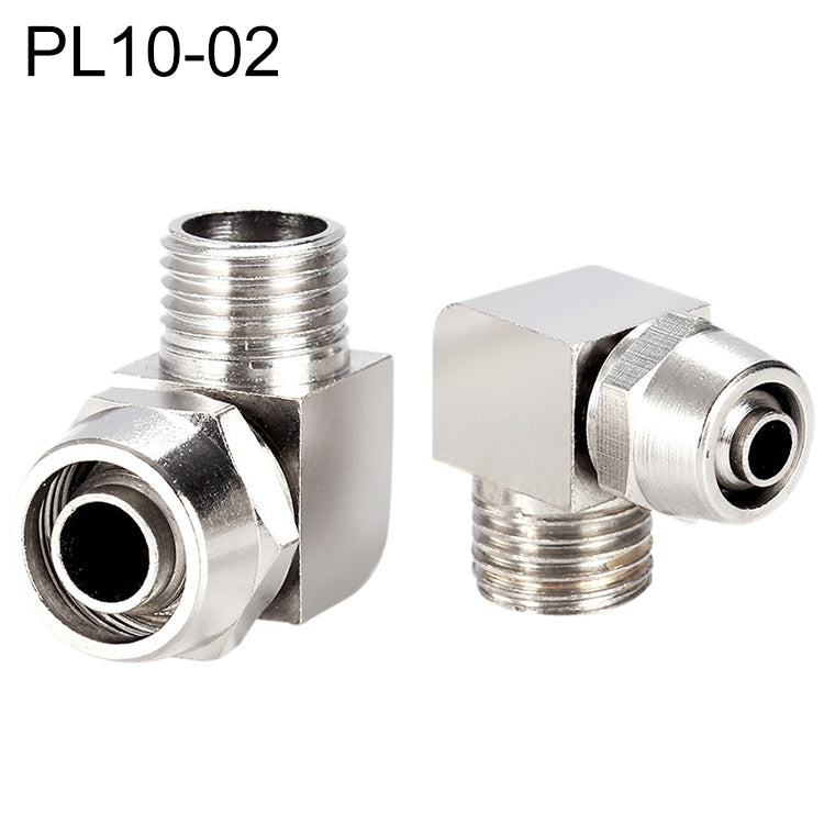 PL10-02 LAIZE Nickel Plated Copper Trachea Quick Fitting Lock Female Connector by buy2fix