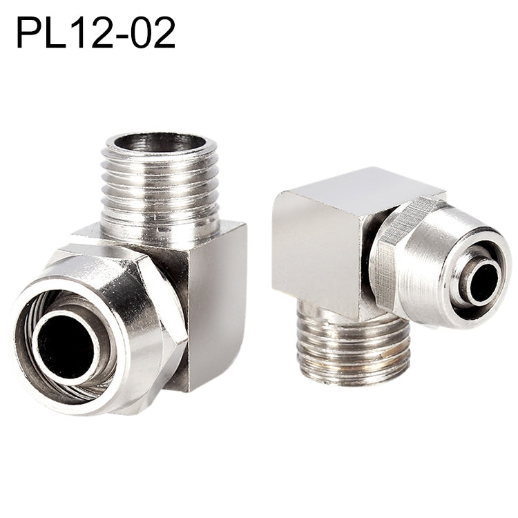 PL12-02 LAIZE Nickel Plated Copper Trachea Quick Fitting Lock Female Connector by buy2fix