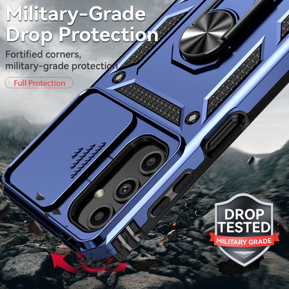 For Samsung Galaxy A14 5G Sliding Camshield Holder Phone Case(Blue) by buy2fix