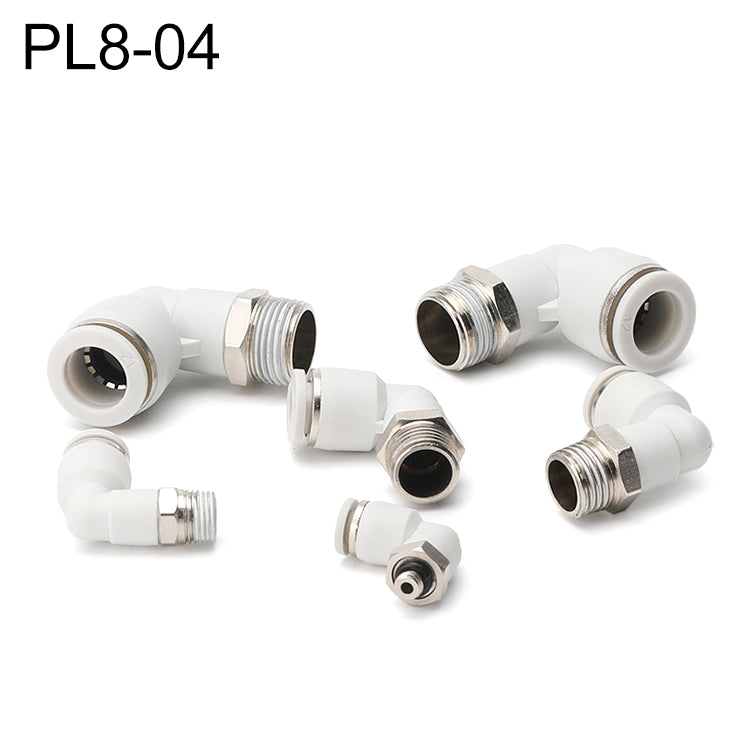 PL8-04 LAIZE PL Elbow Pneumatic Quick Fitting Connector - Interface Series by LAIZE | Online Shopping UK | buy2fix