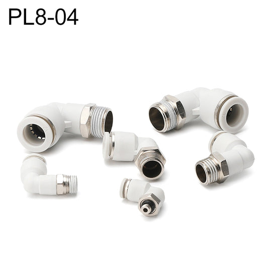 PL8-04 LAIZE PL Elbow Pneumatic Quick Fitting Connector - Interface Series by LAIZE | Online Shopping UK | buy2fix