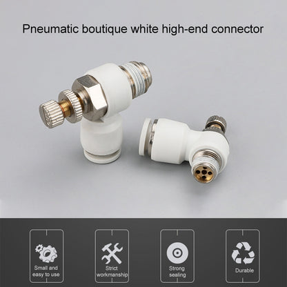 SL8-01 LAIZE SL Throttle Valve Elbow Pneumatic Quick Connector - Interface Series by LAIZE | Online Shopping UK | buy2fix