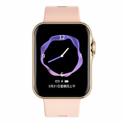 D07 1.7 inch Square Screen Smart Watch with Payment NFC Encoder(Gold) - Smart Watches by buy2fix | Online Shopping UK | buy2fix