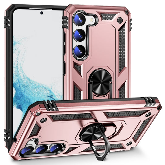 For Samsung Galaxy S23 5G Shockproof TPU + PC Phone Case(Rose Gold) - Galaxy S23 5G Cases by buy2fix | Online Shopping UK | buy2fix