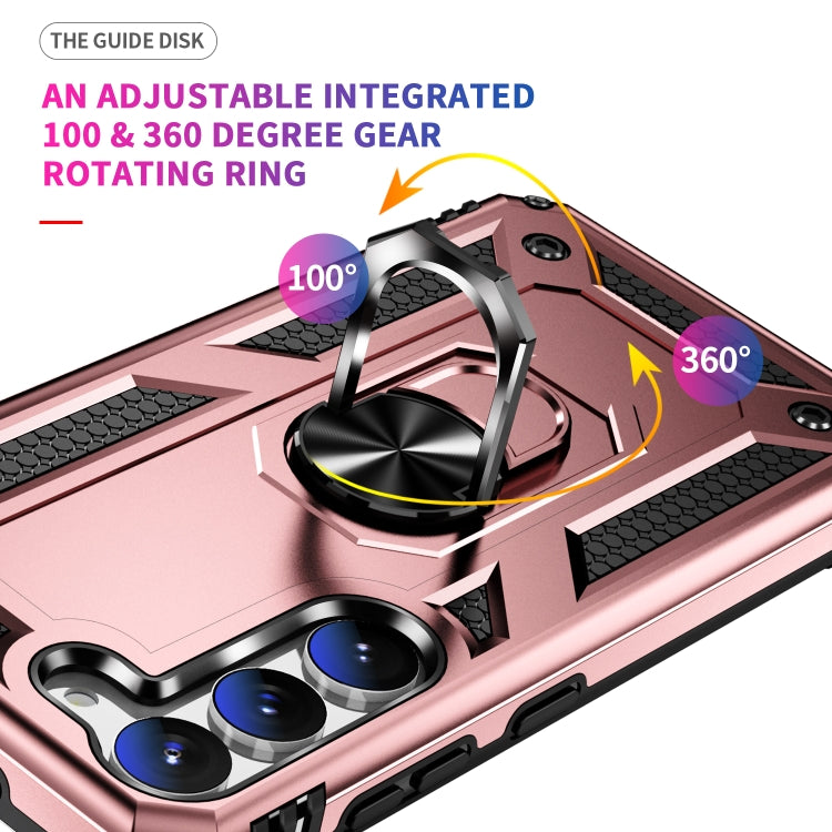 For Samsung Galaxy S23 5G Shockproof TPU + PC Phone Case(Rose Gold) - Galaxy S23 5G Cases by buy2fix | Online Shopping UK | buy2fix