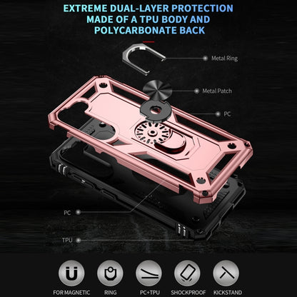 For Samsung Galaxy S23 5G Shockproof TPU + PC Phone Case(Rose Gold) - Galaxy S23 5G Cases by buy2fix | Online Shopping UK | buy2fix