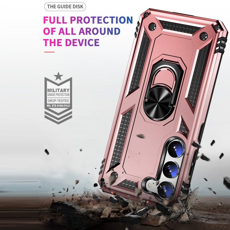 For Samsung Galaxy S23 5G Shockproof TPU + PC Phone Case(Rose Gold) - Galaxy S23 5G Cases by buy2fix | Online Shopping UK | buy2fix