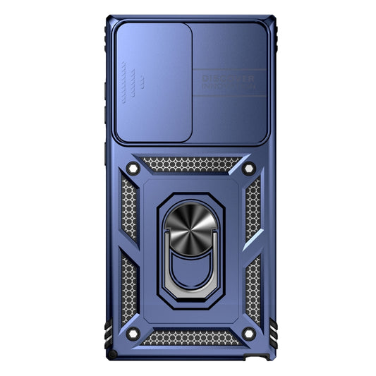 For Samsung Galaxy S23 Ultra 5G Sliding Camshield Holder Phone Case(Blue) - Galaxy S23 Ultra 5G Cases by buy2fix | Online Shopping UK | buy2fix