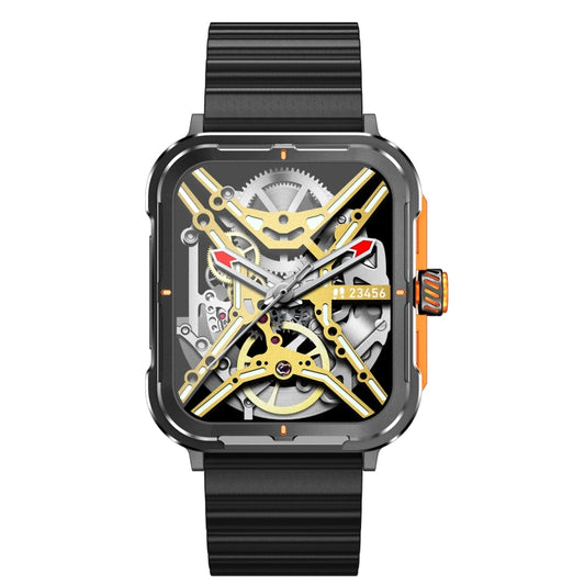 D09 1.9 inch TFT Square Screen Smart Watch Supports Blood Pressure Monitoring(Black) by buy2fix