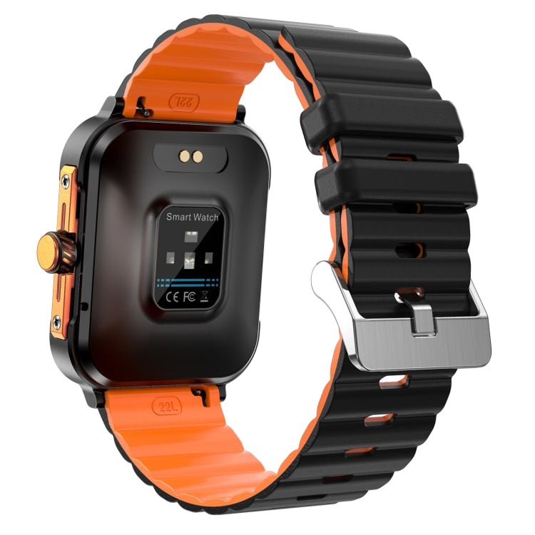 D09 1.9 inch TFT Square Screen Smart Watch Supports Blood Pressure Monitoring(Black) by buy2fix