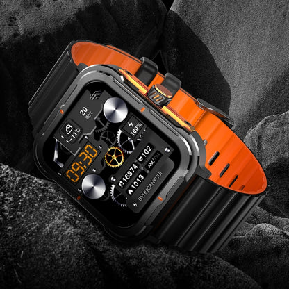 D09 1.9 inch TFT Square Screen Smart Watch Supports Blood Pressure Monitoring(Silver) by buy2fix