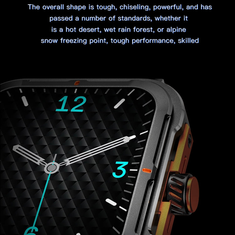 D09 1.9 inch TFT Square Screen Smart Watch Supports Blood Pressure Monitoring(Silver) by buy2fix