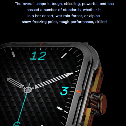 D09 1.9 inch TFT Square Screen Smart Watch Supports Blood Pressure Monitoring(Silver) by buy2fix