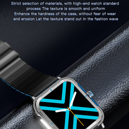 D09 1.9 inch TFT Square Screen Smart Watch Supports Blood Pressure Monitoring(Black) by buy2fix