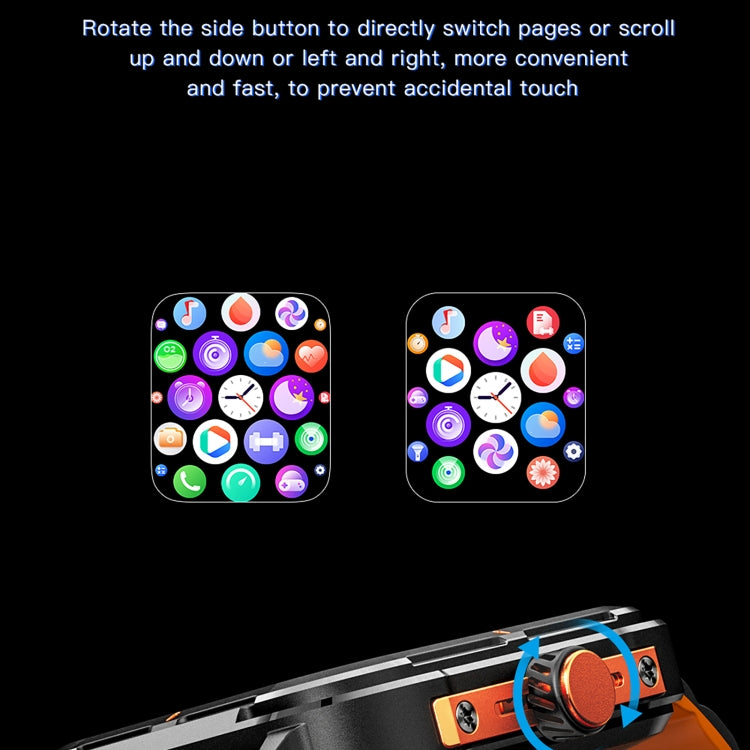 D09 1.9 inch TFT Square Screen Smart Watch Supports Blood Pressure Monitoring(Silver) by buy2fix