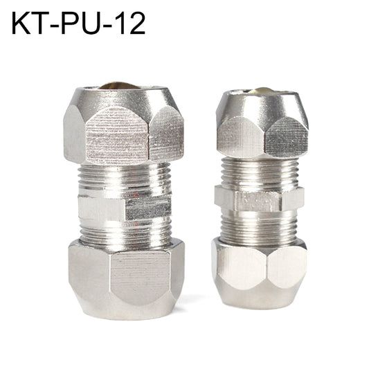 KT-PU-12 LAIZE Nickel Plated Copper Straight Pneumatic Quick Fitting Copper Pipe Connector - Interface Series by LAIZE | Online Shopping UK | buy2fix