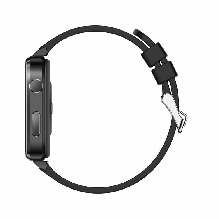 F100 1.7 inch HD Square Screen TPU Strap Smart Watch Supports Body Temperature Monitoring/Blood Oxygen Monitoring(Black) by buy2fix