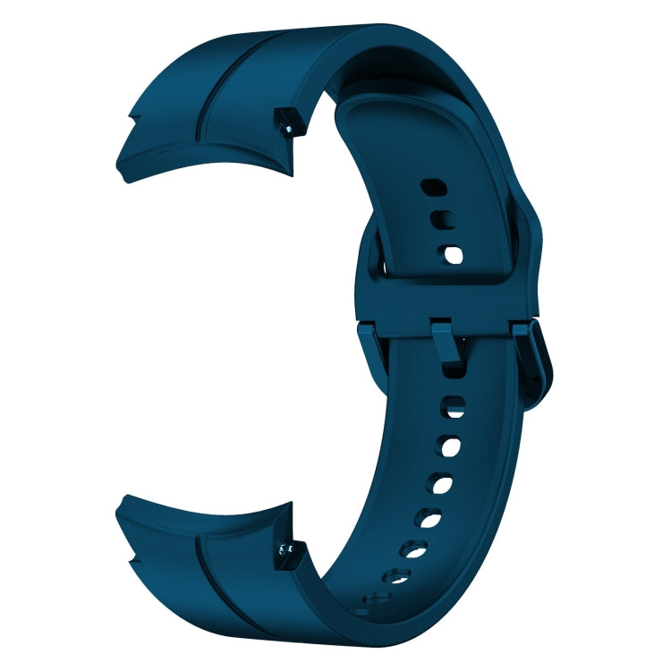 For Samsung Galaxy Watch 5 40mm / 44mm Colorful Buckle Silicone Watch Band(Rock Cyan) - Watch Bands by buy2fix | Online Shopping UK | buy2fix
