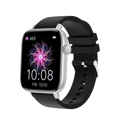 T49 1.9 inch HD Square Screen Smart Watch Supports Heart Rate Monitoring/Bluetooth Calling(Silver Black) - Smart Watches by buy2fix | Online Shopping UK | buy2fix